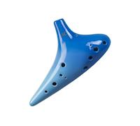 Beginner Ocarina 12-hole ocarina alto C key AC playing instrument with tutorial Indigo + full set of accessories