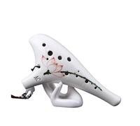 Beginner Ocarina 12-hole ocarina Beginner's alto ac key students' introduction to professional playing of 12-hole ocarina(Color:2)