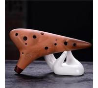 Beginner Ocarina 12 Holes Professional Ocarina Porcelain Smoked Purple Clay Ceramics Ocarina Flute Beginner Gift Alto AC Treble SC SG SF(SF)
