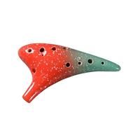 Beginner Ocarina 2018 12-hole AC beginner starry sky series ocarina hand-painted professional performance(Color:1)