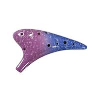 Beginner Ocarina 2018 12-hole AC beginner starry sky series ocarina hand-painted professional performance(Color:5)