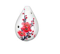 Beginner Ocarina 6-hole AF key ocarina for teaching hand-painted ocarina porcelain flute(Color:2)