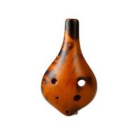 Beginner Ocarina 6-hole Alto C Tuning Beginner Entry-level Smoked Playing Ocarina(Style 2)