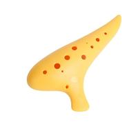 Beginner Ocarina Beginner musical instrument plastic ocarina 12-hole AC alto C ocarina cross-border(Color:4)