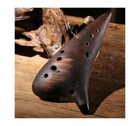 Beginner Ocarina Ceramic Ocarina 12 Holes Purple Sand Smoked Ocarinas Professional Instruments For Beginners Playing Gifts(BC)