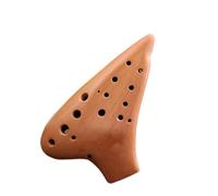 Beginner Ocarina Double-tube Ocarina AC Tune Multiple-tube Alto C Tune Handmade Red Pottery 12 Holes Upgraded Multi-tube