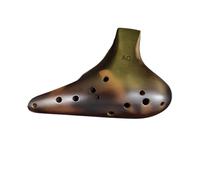 Beginner Ocarina Handmade Performance 12-hole Alto C AC Smoked Lacquer Ocarina(Style 2)