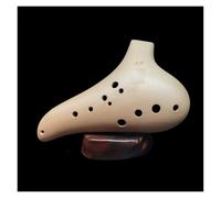 Beginner Ocarina Handmade Purple Sand Primary Color 12-hole Alto F AF Performance-level Ocarina(Tiamo)