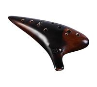 Beginner Ocarina Master's same 12-hole alto C-key ocarina twelve-hole AC retro smoked professional performance level(Color:1)