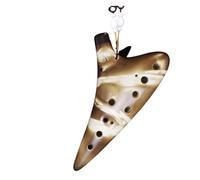 Beginner Ocarina Master's same 12-hole alto C-key ocarina twelve-hole AC retro smoked professional performance level(Color:2)