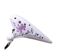 Beginner Ocarina Ocarina 12 holes alto C key simple and easy to learn professional Tao beginner beginner primary school students(Color:5)