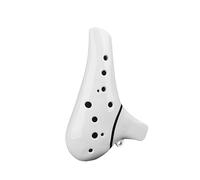 Beginner Ocarina Ocarina Beginner Professional Performance Exam Professional Ocarina 12 Holes AC Middle C Tune(White)