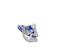 Beginner Ocarina Ocarina for beginners six-hole ocarina blue and white long mouth submarine 6 holes(Color:1)