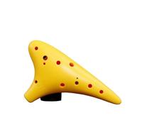 Beginner Ocarina Ocarina instrument 12 holes ac key alto C professional flute resistant to fall with music score(Color:4)