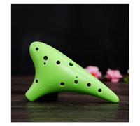 Beginner Ocarina Ocarina instrument 12 holes ac key alto C professional flute resistant to fall with music score(Color:5)