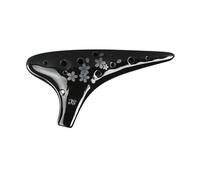 Beginner Ocarina Rustic Black Pottery 12 Hole Ceramics Ocarina Profesional Pottery Ocarinas Of Time Ocarinas(B-SC)