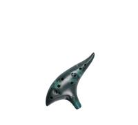 Beginner Ocarina The school specializes in playing smoked alto C ocarina 12-hole ac key performance instrument piano(Color:D)