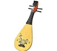 Beginner Pipa Musical Toy, Classical Four String Simulation Toy, Preschool Early Learning Music, Educational Instrument for Kids and Fun Children 34x4.5x11.5cm Orange