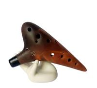 Beginner Professional 12-hole Ocarina 12-hole SF-tuned Purple Sand Smoked Instrument Instrumento Ocarina Adulto