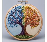 Beginner Punch Needle Kits, Adult Punch Needle Kits, Fantasy Tree Embroidery Kit for Crafts and Decorations