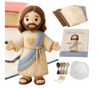 Beginner Quilting Kit - Christian Hand Art, Crafting Set Tool, Religious Creative Project, Skill Building Accessory | Educational Learning Bundle, Engineered for Travel Workshop School