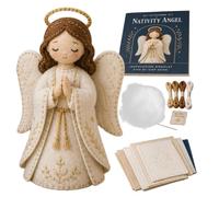 Beginner Quilting Kit - Christian Hand Art, Crafting Set Tool, Religious Creative Project, Skill Building Accessory | Educational Learning Bundle, Engineered for Travel Workshop School
