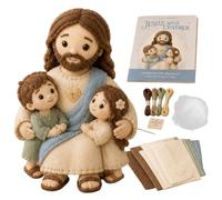 Beginner Quilting Kit - Christian Hand Art, Crafting Set Tool, Religious Creative Project, Skill Building Accessory | Educational Learning Bundle, Engineered for Travel Workshop School