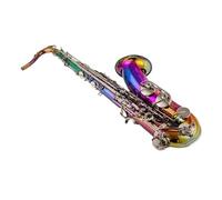 Beginner Sax Tenor Saxophone Bb Tune Lacquered Dazzling Colour Woodwind Instrument With Case Accessories(Bag A)