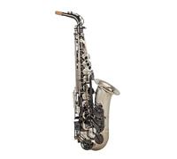Beginner saxophone Alto Eb Tune Saxophone Brass Musical Instrument Black Silver Lacquer Sax With Instrument Bag And Accessories(B)