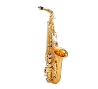 Beginner saxophone Alto Eb Tune Saxophone Brass Musical Instrument Gold Lacquer Sax With Case And Accessories Easy To Play(A)