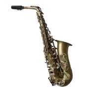 Beginner saxophone Alto Saxophone Antique Copper Plated E-flat Professional Musical Instrument Suitable For Adults With Accessories(A)