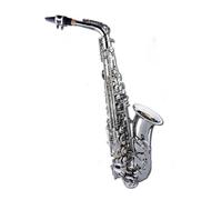 Beginner saxophone Alto Saxophone Eb E Flat Alto Sax Silver-Plated Saxophone With Carrying Case Reeds Gloves Cloth Accessories