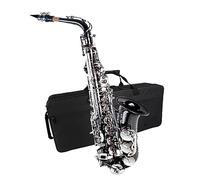 Beginner saxophone Alto Saxophone Eb Professional Woodwind Instrument Brass Premium Black Nickel Plated Eb E Flat Alto Sax