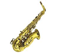 Beginner saxophone Alto Saxophone Eb Tune Brass Music Instrument Gold Lacquer Surface E-flat Sax With Case Accessories(B)