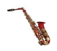 Beginner saxophone Alto Saxophone In E Flat Key Red Lacquer Gold Key Saxophone Alto Saxophone For Playing Musical Instruments