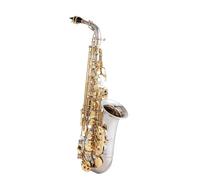 Beginner saxophone Alto Saxophone Nickel Plated Gold Key Professional With Case And Accessories Adult Practice Performance Type