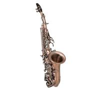 Beginner saxophone Antique Red Soprano Saxophone Bb Tone Woodwind Instrument B Flat Sax With Box Musical Instrument Accessories