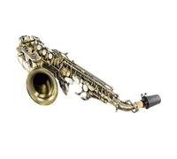 Beginner saxophone B Flat Bend Pipe Beginner Adult Professional Playing Soprano Saxophone Instrument Surface Imitation Copper