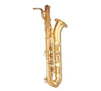 Beginner saxophone Baritone E Flat Saxophone Brass Black Nickel Plated Sax Musical Instruments With Instrument Packaging And Accessories(B)