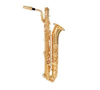 Beginner saxophone Baritone Saxophone Eb Flat Carving Woodwind Instruments With Replaceable Fitting Suit For Beginner Adult Grading Exam(Gold)