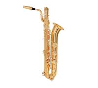 Beginner saxophone Baritone Saxophone Eb Flat Carving Woodwind Instruments With Replaceable Fitting Suit Beginner Professional Performer(Gold)