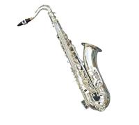 Beginner saxophone Bb Professional Tenor Saxophone Professional-grade Tone Silver-plated Instrument Suitable For Beginners And Adults(A)