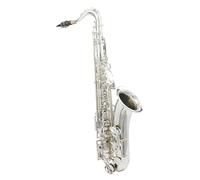 Beginner saxophone Bb Silver Tenor Saxophone Professional Brass Body Tenor Sax Adjustment Sax With Accessories Beginner Set(Tenor Sax)
