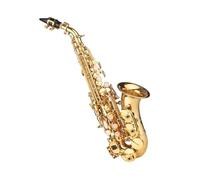 Beginner saxophone Bb Soprano Saxophone Gold Lacquer Brass Sax W/Instrument Case Neck Strap For Musicians Beginner