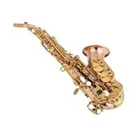 Beginner saxophone Bb Soprano Saxophone Silver Plated A Golden Key Brass Professional Woodwind Instrument B Flat Sax