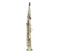 Beginner saxophone Bb Soprano Saxophone Vintage Bronze Copper B Flat Set With Case Saxophone Accessory Professional Woodwind Instruments(Bronze)