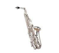 Beginner saxophone Beginner Professional Alto Drop E Saxophone Gold Alto Saxophone With Instrument Accessories(Silver)