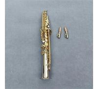 Beginner saxophone Beginners And Adults Soprano Saxophone B-flat Straight Body Musical Instrument Professional With Case Accessories(B)