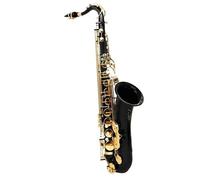 Beginner saxophone Black Gold Bb Tenor Saxophone Brass Saxophone Music Instrument Tenor Sax With Case Reeds Bracket Parts(A)