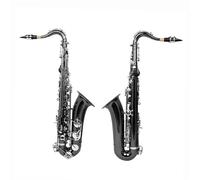 Beginner saxophone Black Nickel Plated Tenor Saxophone Bb Brass Body Engraved Saxophone With Case Reed Kit For Beginner(A)